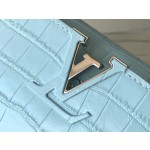 𝐋𝐎𝐔𝐈𝐒𝐕𝐔𝐈𝐓𝐓𝐎𝐍 M48865 blue crocodile pattern silver buckle