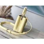 𝐋𝐎𝐔𝐈𝐒𝐕𝐔𝐈𝐓𝐓𝐎𝐍 M48865 yellow crocodile pattern silver buckle