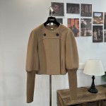 Chloe Wool Coat Coat G83 (consult customer service to confirm size before placing an order)