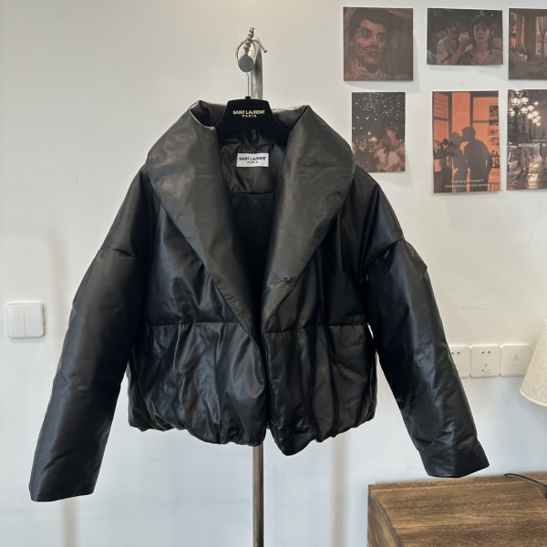 Saint Laurent cowhide down jacket G82 (consult customer service to confirm size before placing an order)