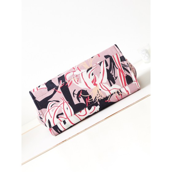 CHANEL print ➕ Wooden pearl logo beach bag model number AS3257