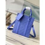 Louis Vuitton M46453 Blue Full Leather Mini Men's Bag Collection