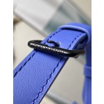 Louis Vuitton M46453 Blue Full Leather Mini Men's Bag Collection