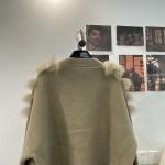 MaxMara Fox Fur Coat G72 (Please consult customer service to confirm the size before placing a custom order)