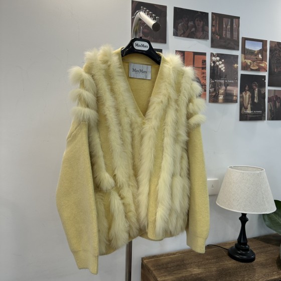 MaxMara Fox Fur Coat G71 (Please consult customer service to confirm the size before placing a custom order)