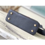 𝐋𝐎𝐔𝐈𝐒𝐕𝐔𝐈𝐓𝐓𝐎𝐍 N83103 Black and Red Ostrich Pattern Mini Capsines Handbag