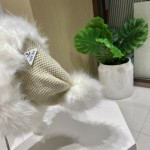 Christmas Prada hanging ball wool hat