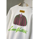 Louis Vuitton 𝟐𝟎𝟐𝟑𝟑 Autumn and Winter Latest Exclusive Pumpkin Series Heavy Craft Round Neck Sweater