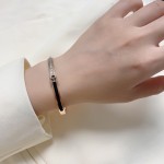 Hermes Diamond H Letter Bracelet