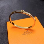 Hermes Diamond H Letter Bracelet