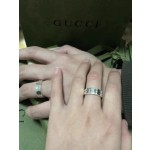 Gucci Skull Sterling Silver Couple Ring
