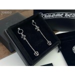 Crow Heart Dark Skull Cross Crown Earrings