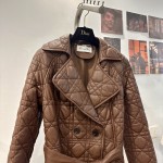 DIOR New Leather Coat G48 (Consult customer service to confirm the size before placing an order for a customized version)