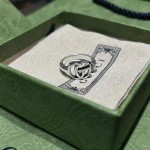 𝐆𝐮𝐜𝐜𝐢 925 Sterling Silver Double G Ring