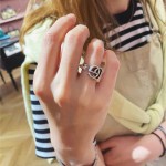 𝐆𝐮𝐜𝐜𝐢 925 Sterling Silver Double G Ring