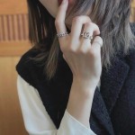 𝐆𝐮𝐜𝐜𝐢 925 Sterling Silver Double G Ring