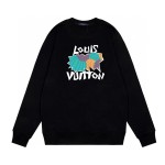 Louis Vuitton Chest Panel Pumpkin Design Crew Neck Sweater