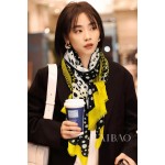 LOUIS VUITTON Pumpkin Print Long Scarf