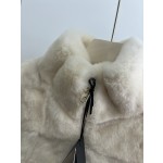 Fendi Rex Rabbit Fur Vest G21 (consult customer service to confirm size before placing an order)