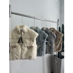 Fendi Rex Rabbit Fur Vest G21 (consult customer service to confirm size before placing an order)