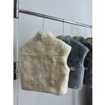 Fendi Rex Rabbit Fur Vest G21 (consult customer service to confirm size before placing an order)