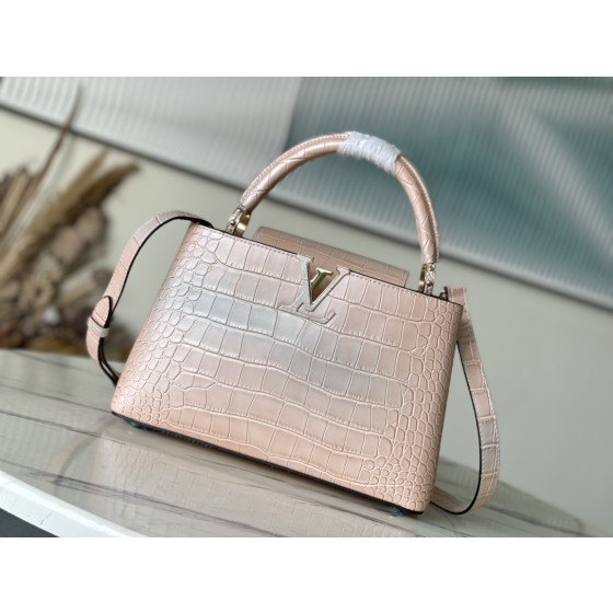 𝐋𝐎𝐔𝐈𝐒𝐕𝐔𝐈𝐓𝐓𝐎𝐍 Flowing Gold Crocodile Pattern M48865