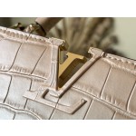 𝐋𝐎𝐔𝐈𝐒𝐕𝐔𝐈𝐓𝐓𝐎𝐍 Flowing Gold Crocodile Pattern M48865