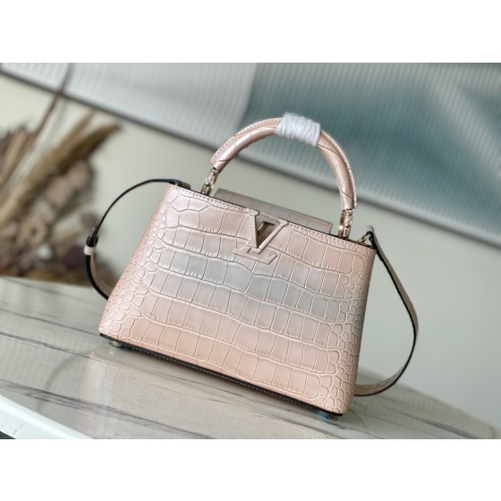 𝐋𝐎𝐔𝐈𝐒𝐕𝐔𝐈𝐓𝐓𝐎𝐍 Flowing Gold Crocodile Pattern M48865