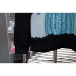 Louis Vuitton 23ss New Round Neck Sweater with Pumpkin Pattern Appearing from Bottom