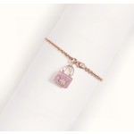 Hermes Pink Full Diamond Kangkang Bag