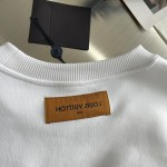 Louis Vuitton 23ss New Round Neck Sweater with Pumpkin Pattern Appearing from Bottom