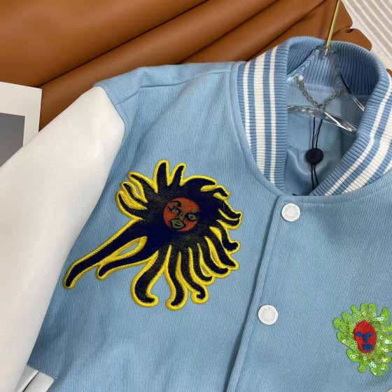 Louis Vuitton's new men's denim jacket features pumpkin and face elements