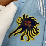 Louis Vuitton's new men's denim jacket features pumpkin and face elements