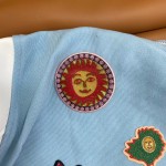 Louis Vuitton's new men's denim jacket features pumpkin and face elements