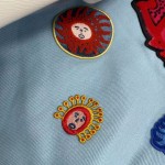 Louis Vuitton's new men's denim jacket features pumpkin and face elements