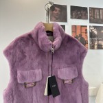 Fendi goose down mink vest G61 (consult customer service to confirm size before placing an order)