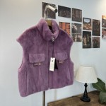 Fendi goose down mink vest G61 (consult customer service to confirm size before placing an order)