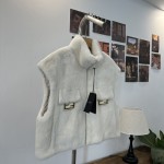 Fendi goose down mink vest G58 (consult customer service to confirm size before placing an order)
