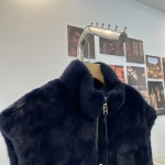 Fendi Goose Down Mink Vest G59 (consult customer service to confirm size before placing an order)