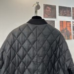 LOEWE genuine leather baseball down jacket G26 (consult customer service to confirm size before placing an order)