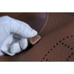 mini evelyne golden brown silver buckle TC