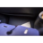 Birkin25 outer seam gemstone blue with midnight blue EPSOM silver buckle