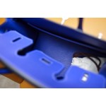 Birkin25 outer seam French blue EPSOM leather silver buckle