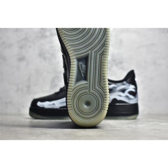 Nike Air Force 1'07 Skeleton QS Halloween Glow Skeleton Limited Casual Board Shoe