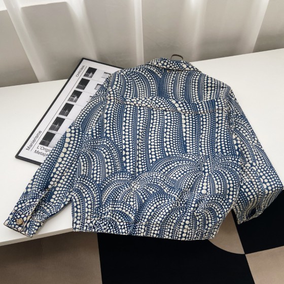 Louis Vuitton Pumpkin Polka Dot Denim