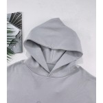 MM6- MAGIRA EMBROIDERED DIGITAL QUARTER SEAM HOOD PULLOVER
