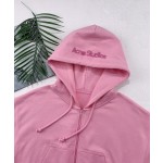 AC minimalist logo zipper jacket