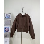 AC minimalist logo zipper jacket