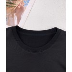 Chanel Small Fragrant Embroidered Colorful Character Logo Round Neck Sweater