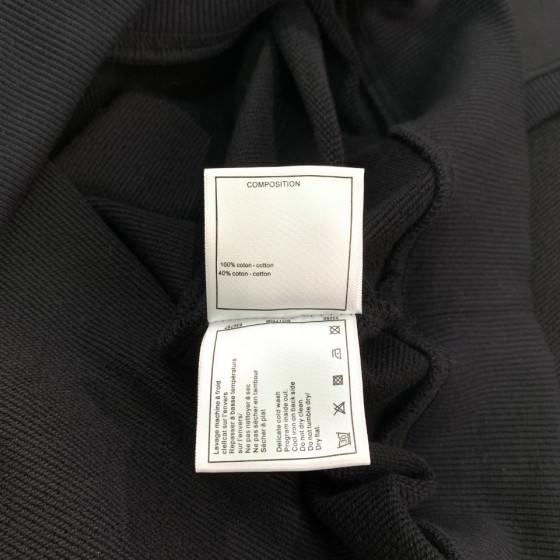 Chanel Small Fragrant Embroidered Colorful Character Logo Round Neck Sweater